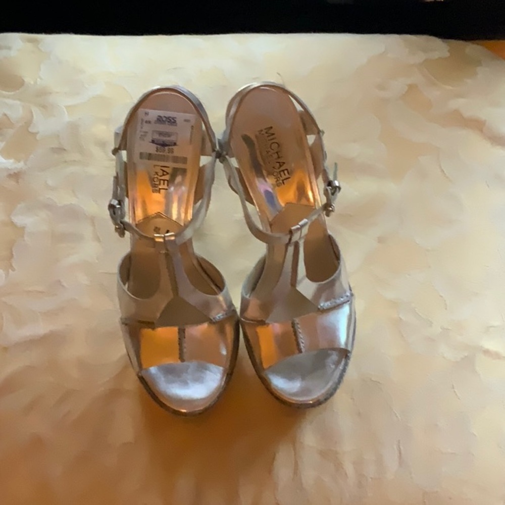 Silver heels